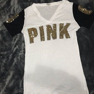 Sequined Victoria’s Secret PINK shirt